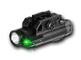 Hawk Gazer FLG-7 LED Flashlight/Green Laser Combos