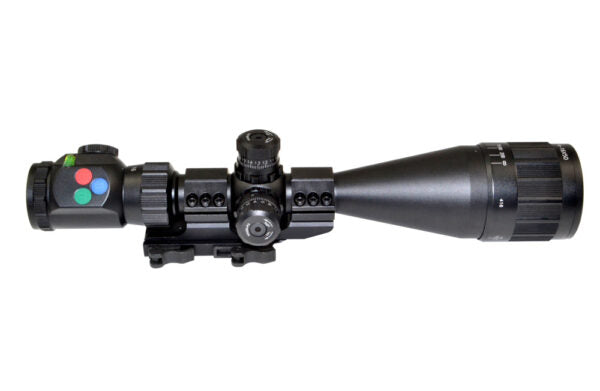 Tactical 4-16X50 1" AO Scope w/Built-in Bubble Level