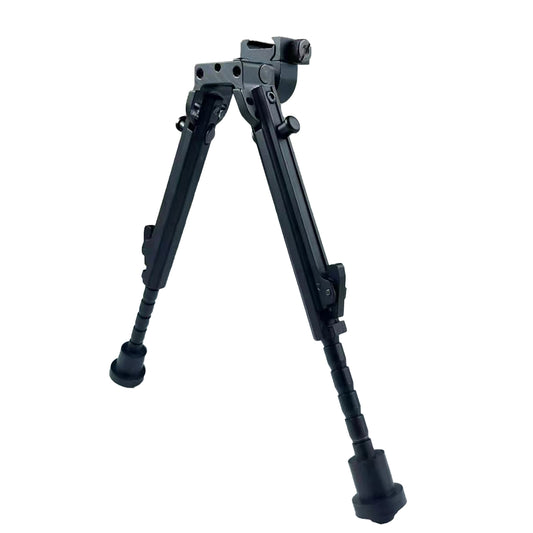 Lion Gears Adjustable Tactical Rifle Bipod Compatible with Picatinny & Weaver Quick Release Adapter for Shooting, Hunting, Range and Outdoor