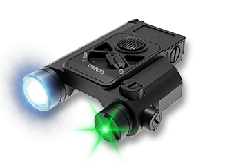 Hawk Gazer FLG-21 LED Flashlight with Green Laser Combos