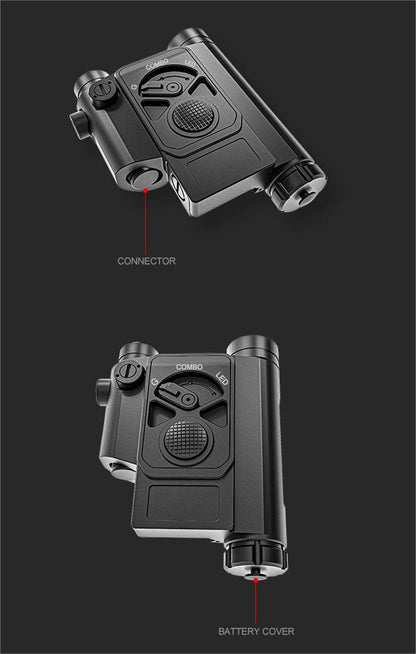 Hawk Gazer FLG-21 LED Flashlight with Green Laser Combos